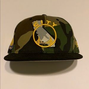New Era Golden State Warriors Camo Hat